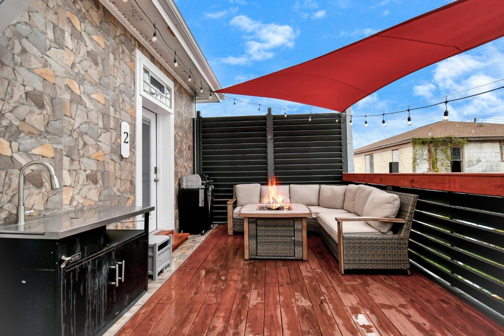 Nautical Loft With Outdoor Kitchen & Beach Access Galveston Exterior foto