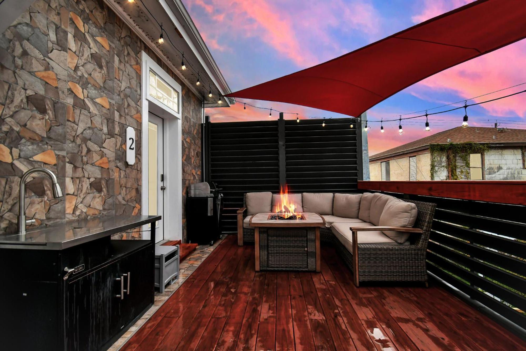 Nautical Loft With Outdoor Kitchen & Beach Access Galveston Exterior foto